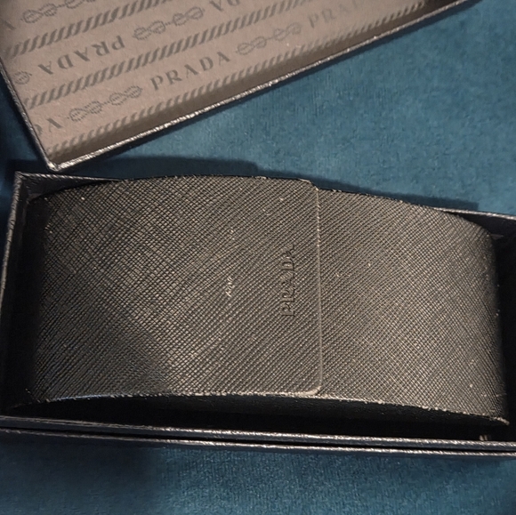 PRADA LINA ROSSA 1998 Edition Rubber White/Blue  Mirrored (Unisex) Sunglasses - Picture 7 of 7